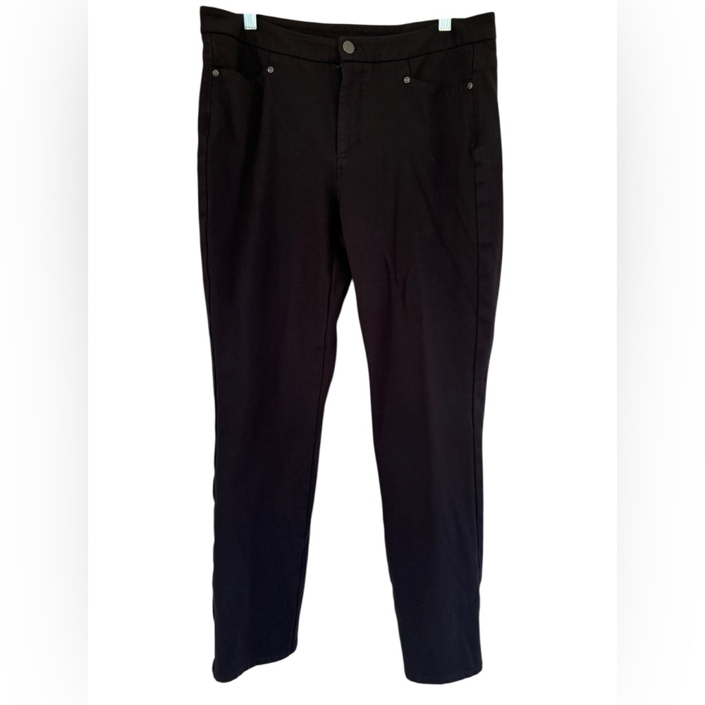 NYDJ Women's Black‎ Denim Legging Pants Size 10